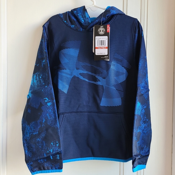 Under Armour Boys fleece Hoodie size 4/5 - Picture 3 of 12